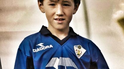 Álvaro Clausí, en sus inicios como futbolista.