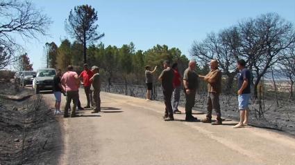 Vecinos de Castilblanco denuncian el olvido tras el incendio de Valdecaballeros