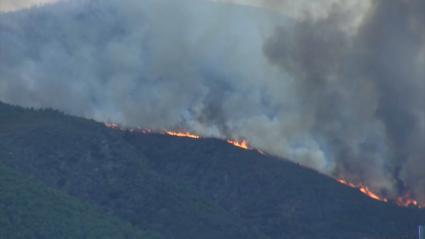 Extremadura solicita la activación de la UME por el incendio en Caminomorisco