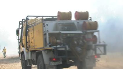 Activado el nivel 1 por un incendio forestal en Villanueva de la Serena
