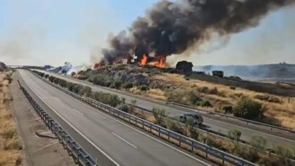 Incendio en Trujillo