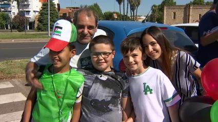 Llegan los primeros niños saharauis