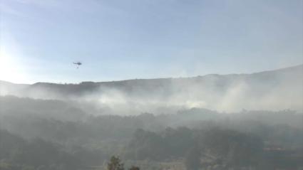 Incendio en Cuacos de Yuste