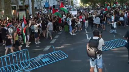 Protestas propalestinas en la Vuelta Ciclista a España