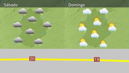 Mapa de previsión de 15 y 16 de noviembre