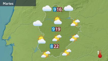 Mapa de previsión del martes 11 de noviembre 