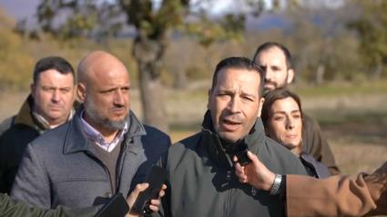 Óscar Fernández, de Vox Extremadura y Rodrigo Alonso, portavoz nacional de Vox