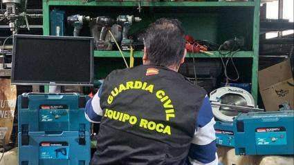 La Guardia Civil recupera parte del material robado