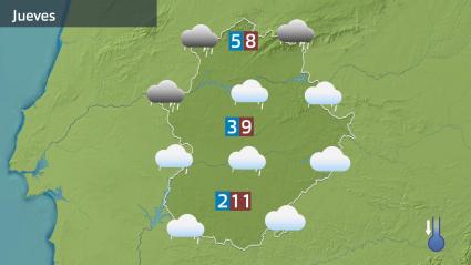 Mapa de previsión del 15 de enero