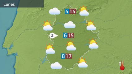Mapa de previsión del 16 de febrero