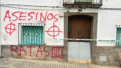 Vivienda de los dos vecinos detenidos por la desaparición y muerte de Francisca Cadenas, en la mañana del sábado 14 de marzo de 2026