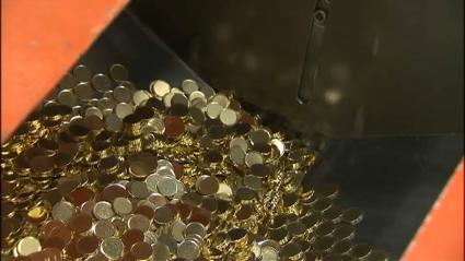 Fabricación de monedas en la Fábrica de Moneda y Timbre