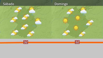 Mapa de previsión 18 y 19 de abril