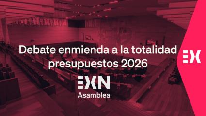 Canal Extremadura retransmite el debate de totalidad del proyecto de Ley de los presupuestos generales de Extremadura para 2026