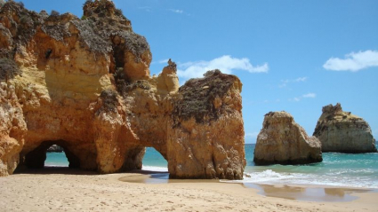 Playa de Lagos en el Algarve (Portugal)