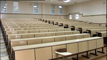 Clase de la Universidad de Extremadura