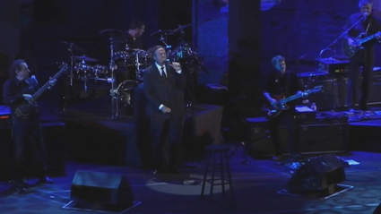 Julio Iglesias en un concierto en el Teatro Romano