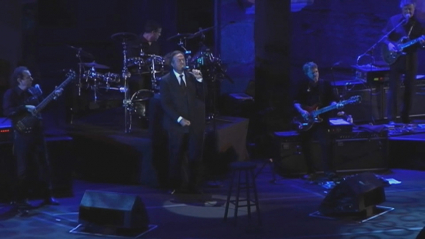 Julio Iglesias en un concierto en el Teatro Romano