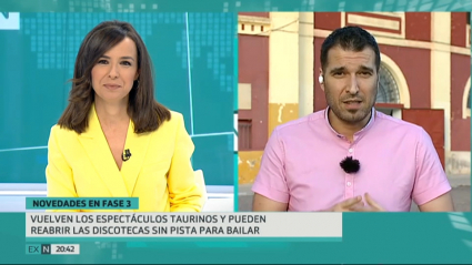 Sergio Blasco informa desde la plaza de toros de Mérida.