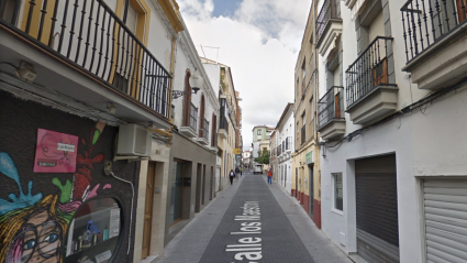 Calle Maestros, donde vivía la mujer reanimada