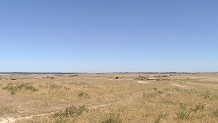 Terrenos donde se prevé instalar la planta fotovoltaica de Los Arenales