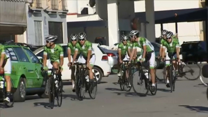 Corredores del Bicicletas Rodríguez en un entrenamiento esta temporada