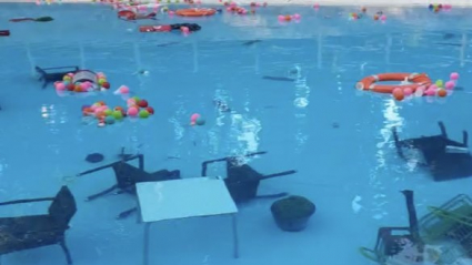 Acto vandálico en la piscina del Parque del Príncipe de Cáceres