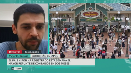 Víctor Barraso, de Zafra en Japón