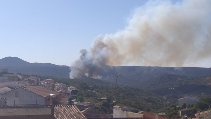 Incendio Forestal en Castañar de Ibor