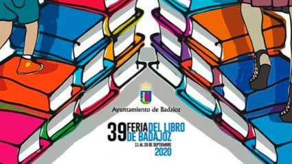 Cartel de la Feria del Libro de Badajoz 2020