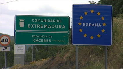 Paso transfronterizo entre Extremadura y Portugal