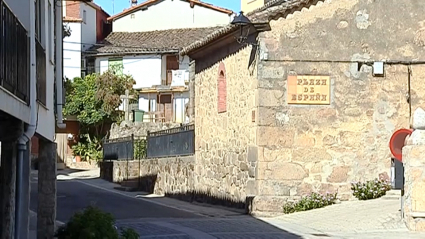calle de la localidad de Talaveruela de la Vera