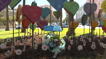 Glorieta de las víctimas del terrorismo en Badajoz