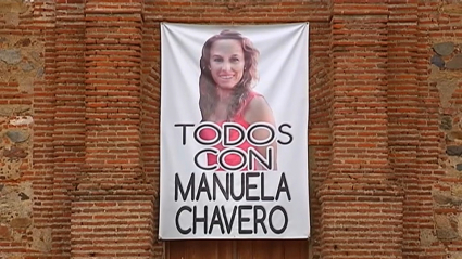 Cartel de Manuela Chavero en Monesterio