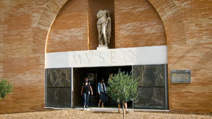 Fachada del Museo Nacional de Arte Romano de Mérida
