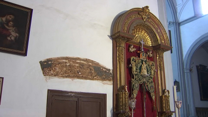 Pinturas superpuestas del siglo XVI y XVIII aparecidas en la capilla de San José 