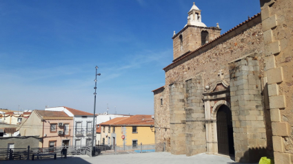 Imagen de la plaza de La Haba (Badajoz)
