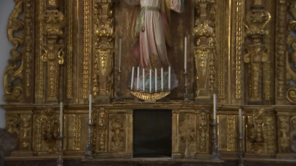 Interior de la Iglesia Nuestra Señora de la Encarnación sin el  sagrario