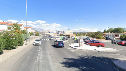 Tramo de la calle Rey Felipe VI en Plasencia