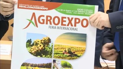 Cartel Agroexpo 2020. Archivo Canal Extremadura