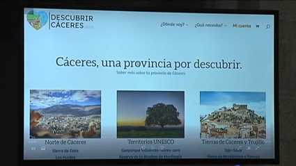 Página web de Descubre Cáceres