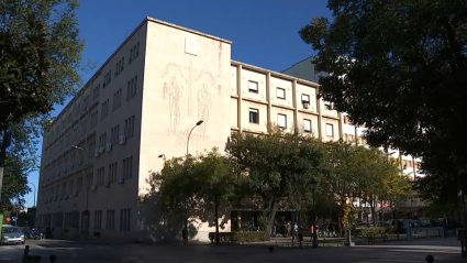 Imagen de la fachada de los juzgados de Badajoz