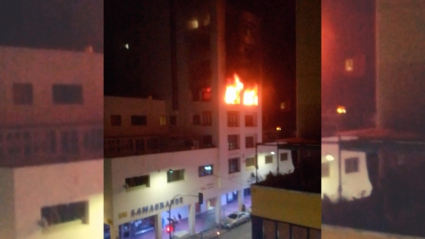 Imagen del incendio
