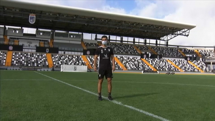 Jesús Clemente atendiendo a Extremadura Deportes