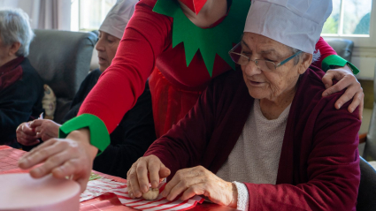 Actividades de dinamización en la Residencia Virgen de Barbaño (Montijo)