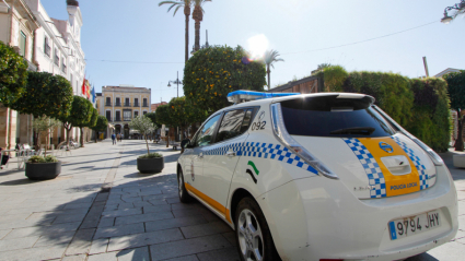 Vehículo de la Policía Local de Mérida