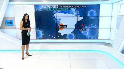 Incidencia acumulada en Extremadura a 14 días. La más alta de toda la Península