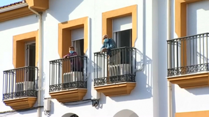 Mayores en una residencia