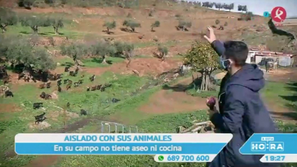 Confinados con sus cabras