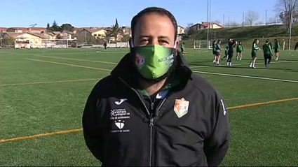 Ernesto Sánchez atendiendo a Extremadura Deportes